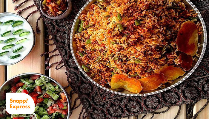 طرز تهیه لوبیا پلو