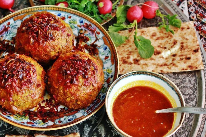 طرز تهیه کوفته تبریزی گیاهی