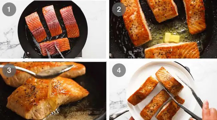 طرز تهیه ماهی سالمون با سس مخصوص