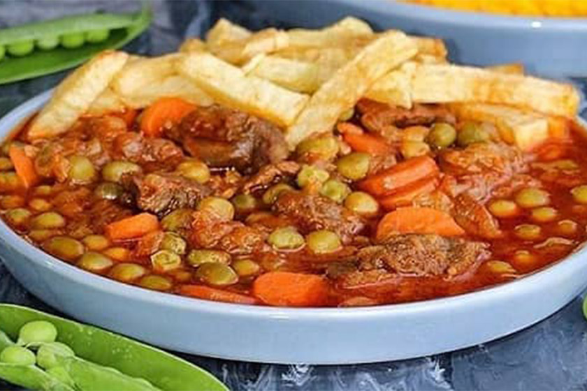 طرز تهیه خورشت نخود فرنگی